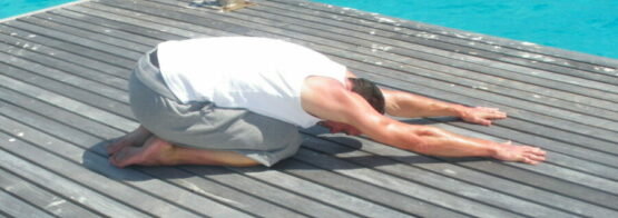 Etirements du dos - Balasana